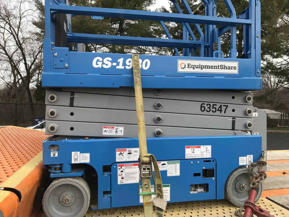 2020 Genie GS-1930 Solid Non Marking Tires, Beacon, Folding rails with half height swing gate