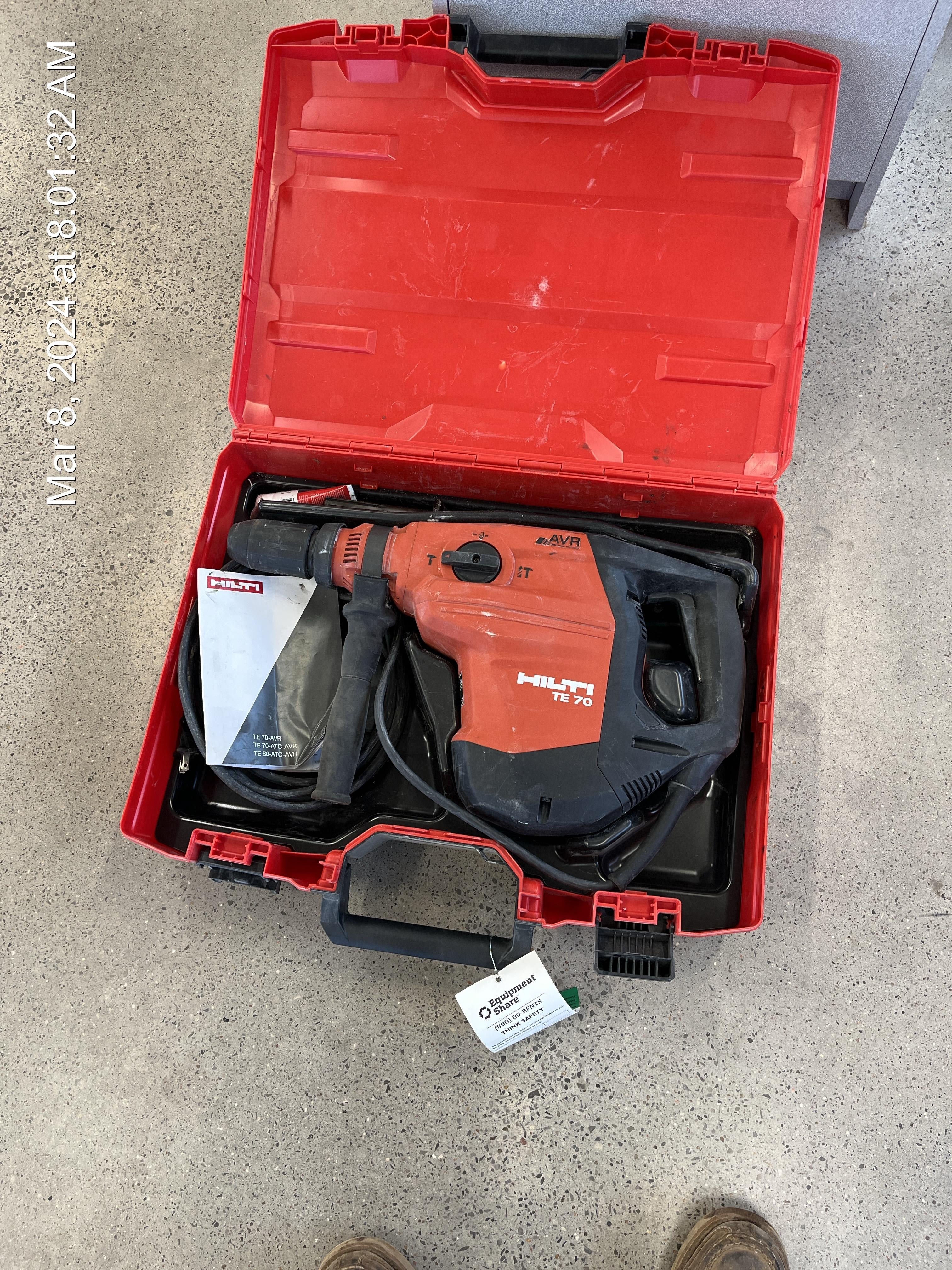 2021 HILTI TE 70-AVR