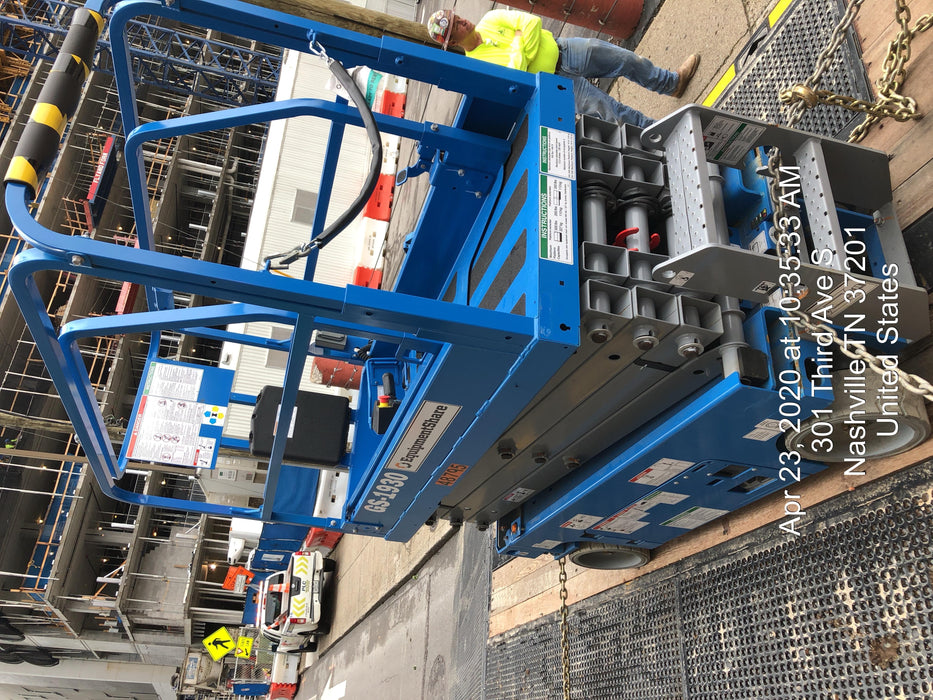 2019 Genie GS-1930 Fixed Rails with Chain Entry