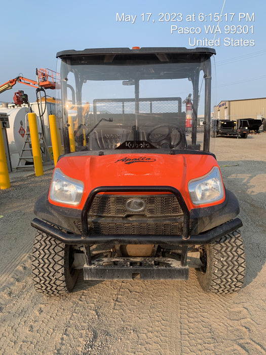 2021 Kubota RTV-X1140W-H Plastic Canopy, Windshield Acrylic Clear, LED Strobe Light, Wire Harness Kit, Back up Alarm