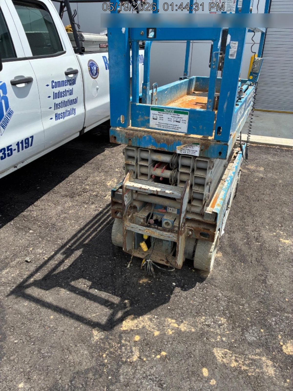 2020 Genie GS-1930 Solid Non Marking Tires, Beacon, Folding rails with half height swing gate