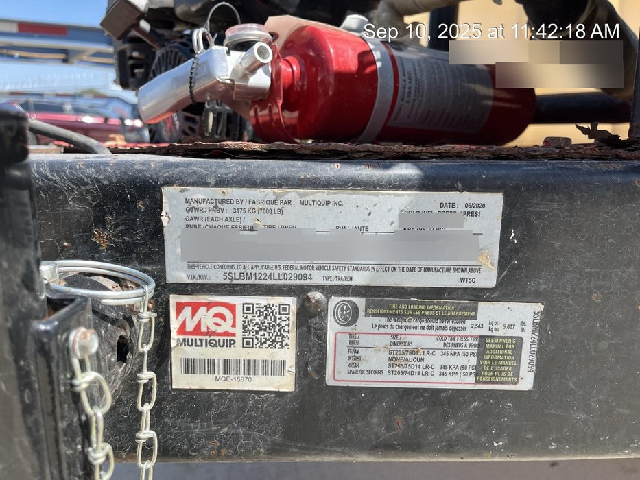 2020 MULTIQUIP WT5C