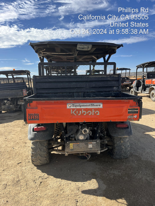 2022 Kubota RTV-X1140W-H Plastic Canopy, Windshield Acrylic Clear, LED Strobe Light, Wire Harness Kit, Back up Alarm