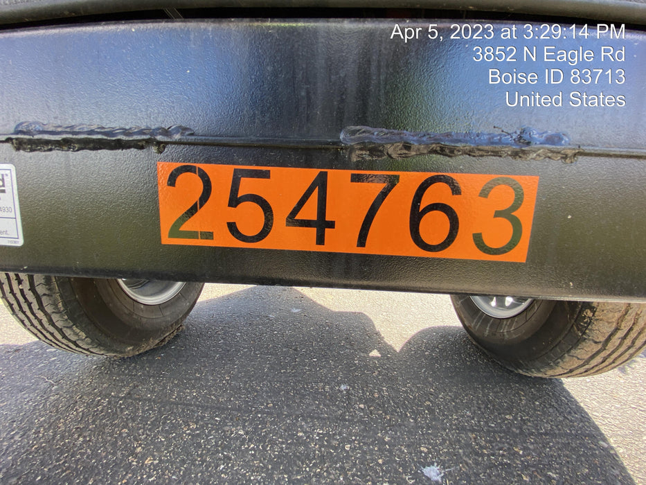 2022 Allmand NLV3GR (4) LED Light Fixture 350W, 23' Vertical Mast, 3kW Prime, Towable, ES Decals, T3