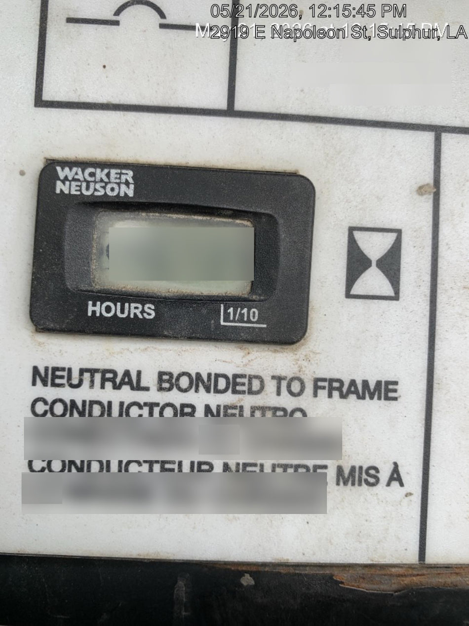 2019 Wacker Neuson LTV6L-MH Standard Options, ES Track Hardware, Fuel Level Sensor
