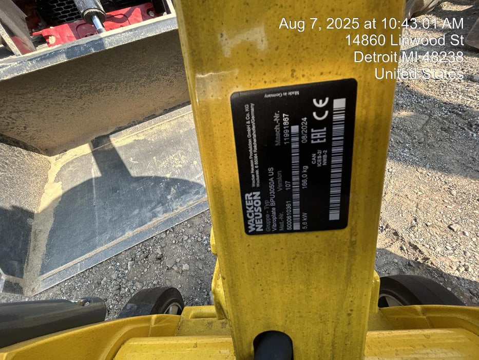 2025 WACKER NEUSON BPU3050A