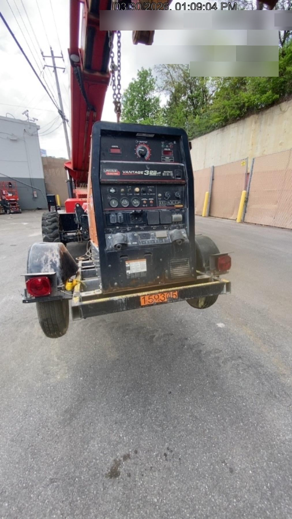 2021 Lincoln Electric Vantage 322 Vantage 322 Ready Pak 3 w/ Decals, ORANGE (includes trailer, cable rack, fender light kit) NO Telematics