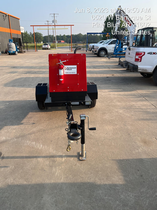2023 Shindaiwa DGW400MDL Kubota D902 Engine, 23 HP, Dual Op Welder, Wire, Arc, Droop Stick, Tig, and CC Stick Functionality, Simulphase, 3 Phase and 1 Phase Gen Output, Single Axle NB Trlr, Slr Trckl Chrg 12V 12W, Fire Ext