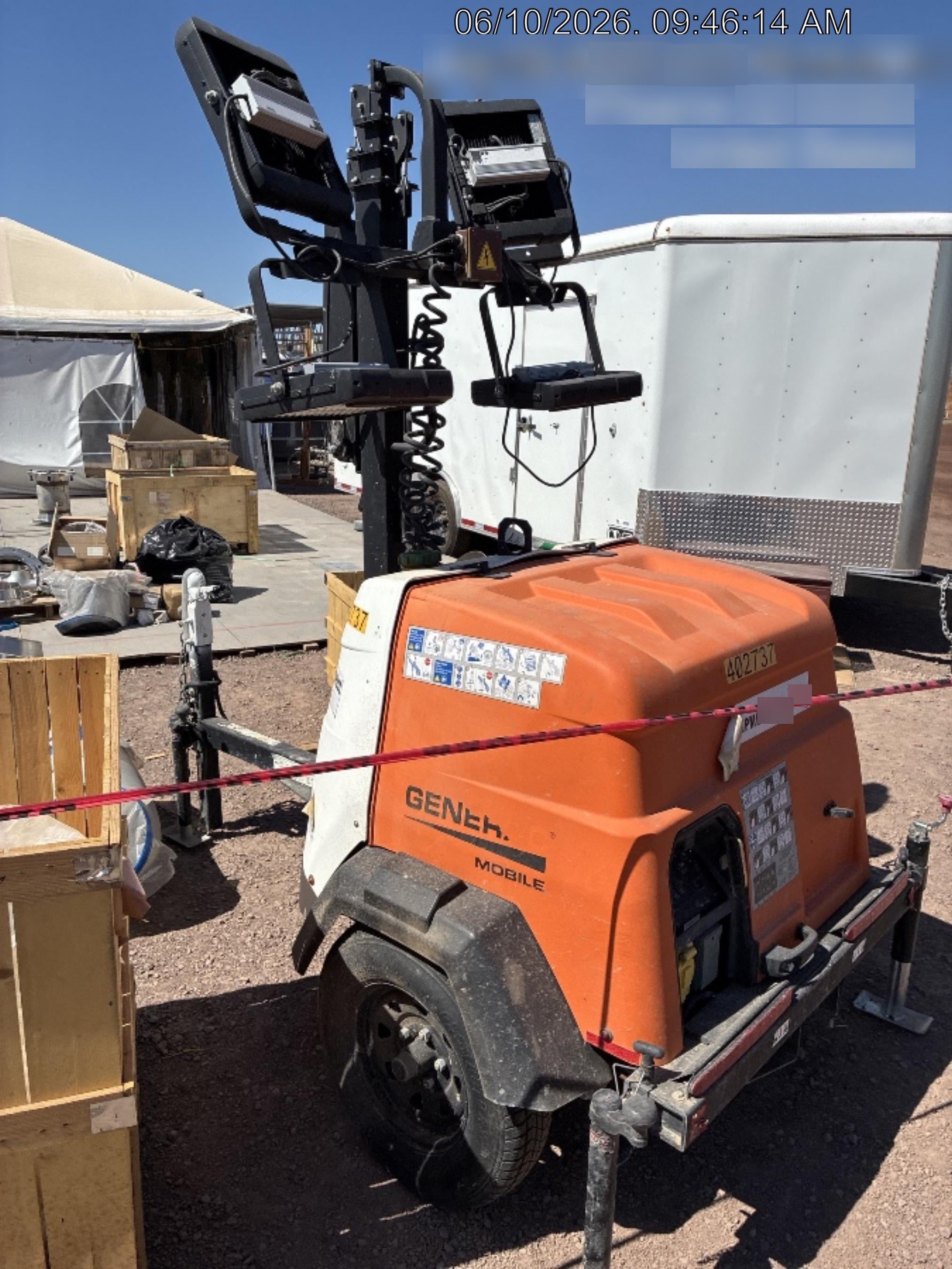 2024 Generac MLT2 Diesel, Flex Switch 120V Input, Powerzone Controller, 
(4) 320W LED Lights, 4kW Generator, 39.9 Gal Fuel Tank, 2" Ball, T3