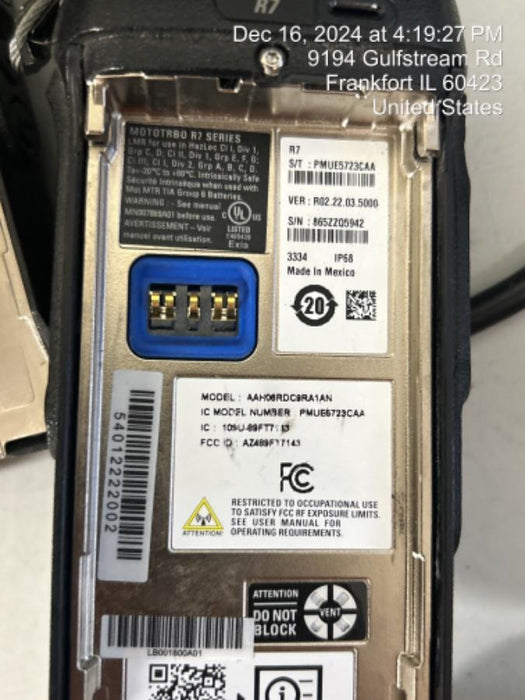 2023 MOTOROLA R7 NON-DISPLAY