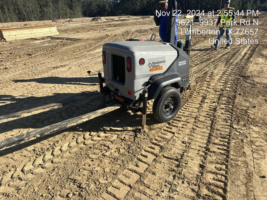 2024 Wacker Neuson LTT4 Diesel, Kohler KDW702, Deep Sea Controller, Auto Start, LED 320W, Bypass Outlet, T3