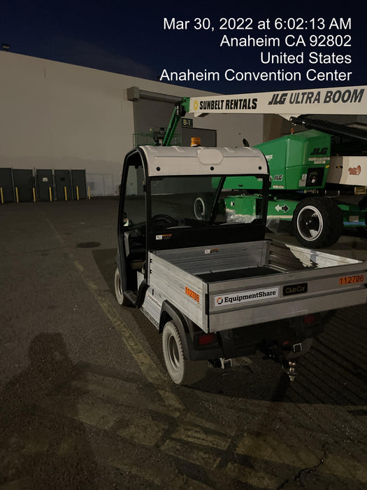 2020 Club Car CA500E Canopy, NM Tires, 48-volt Electric Drive System w/ 500 amp Motor Controller