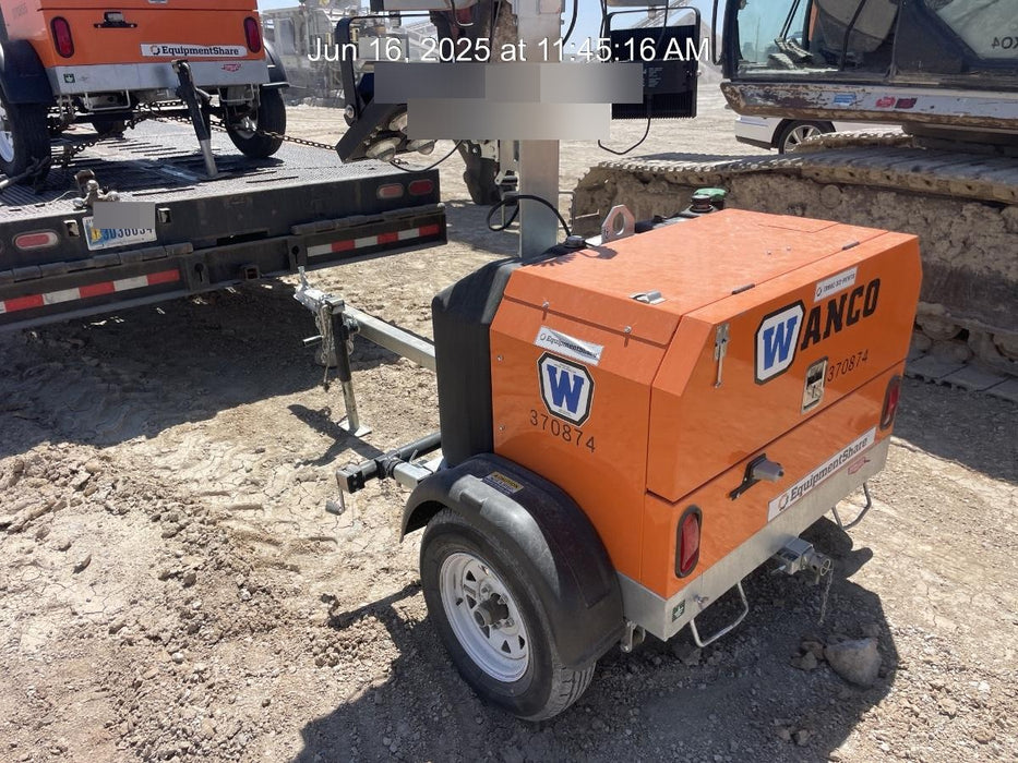 2023 Wanco WLTT-4MM4K Diesel, Deep Sea Controller, Shore Power Plug, Auto Start, (4) 350W LED Floodlights, 4kW Generator, 60 Gal Fuel Tank, 2" Ball, T3