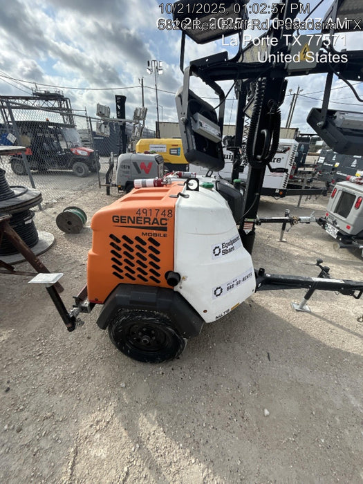 2025 Generac MLTS-4 Diesel, Mitsubishi L2E, 7.1 hp @1800 rpm, Flex Switch 120V Input, Powerzone Controller, (4) 320W LED Lights, 4kW Generator, 39.9 Gal Fuel Tank, 2" Ball, ES Decals