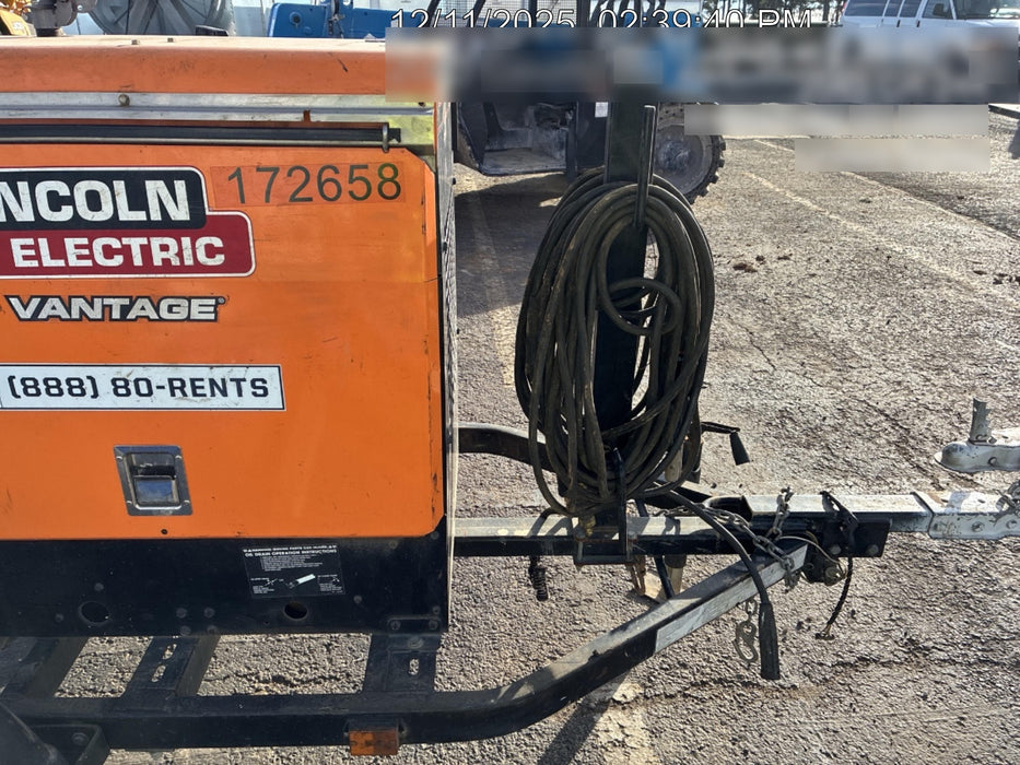 2022 Lincoln Electric LE400 Kubota V1505, Trlr, Cable Rack, Light Kit, ES Decals, T3