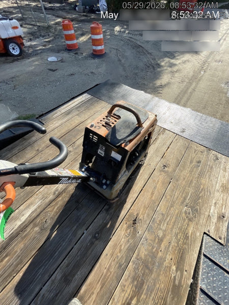 2022 Multiquip MVH158 Honda GX200, 17" Plate, Gas