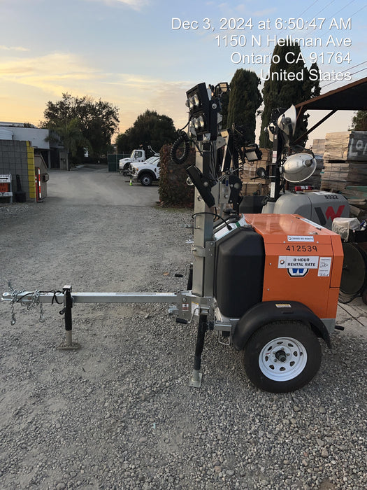 2024 Wanco WLTT-4MM4K Diesel, Deep Sea Controller, Shore Power Plug, Auto Start, (4) 350W LED Floodlights, 4kW Generator, 60 Gal Fuel Tank, 2" Ball, T3