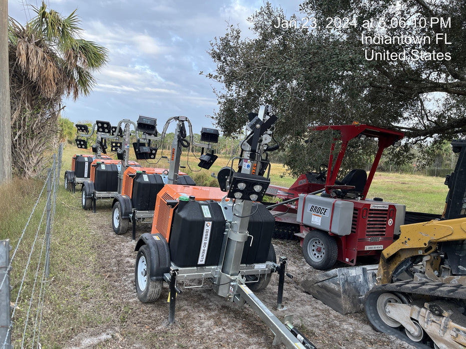 2023 Wanco WLTT-4MM4K Diesel, Deep Sea Controller, Shore Power Plug, Auto Start, (4) 350W LED Floodlights, 4kW Generator, 60 Gal Fuel Tank, 2" Ball, T3