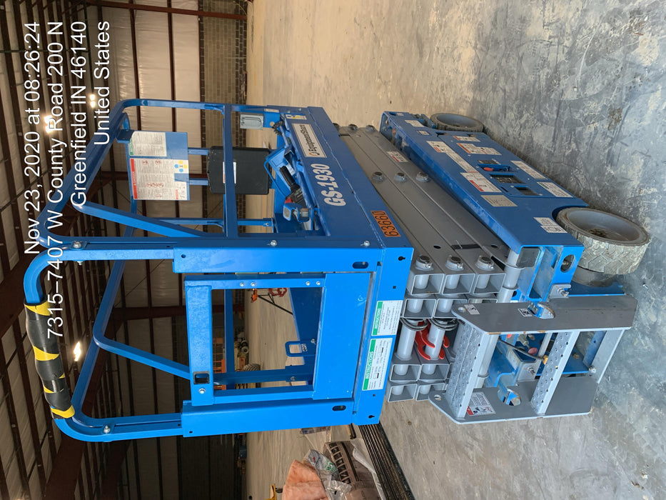 2020 Genie GS-1930 Solid Non Marking Tires, Beacon, Folding rails with half height swing gate