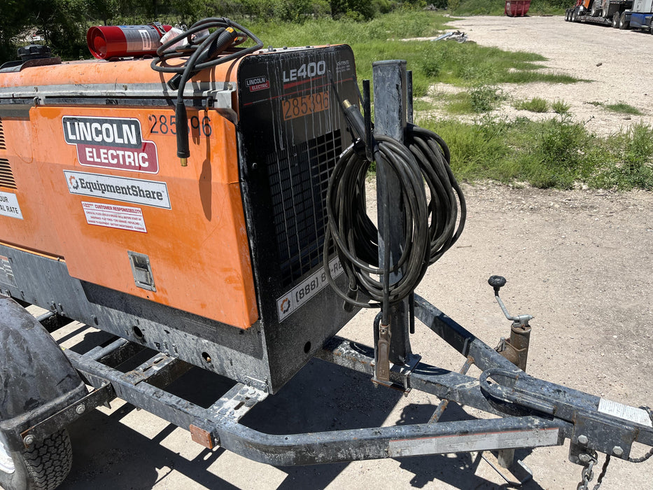 2022 Lincoln Electric LE400 Kubota V1505, Trlr, Cable Rack, Light Kit, ES Decals, T3