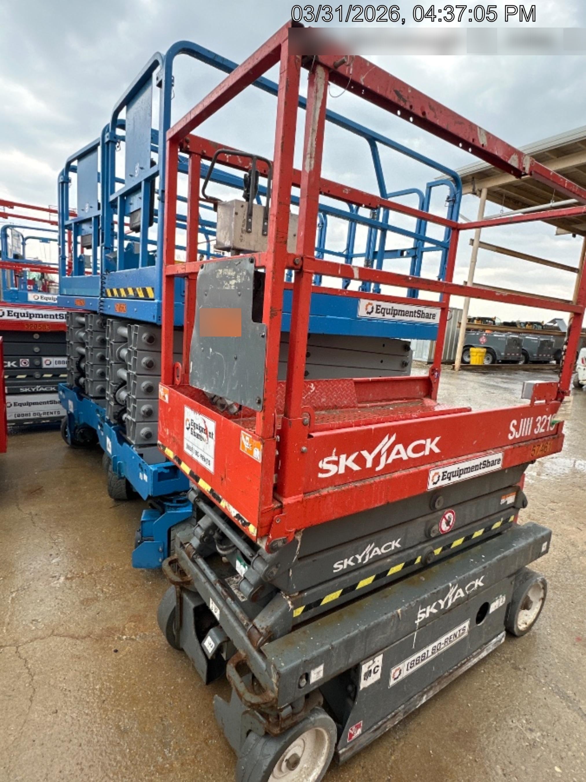 2018 Skyjack SJIII-3219 Standard Rental Specs