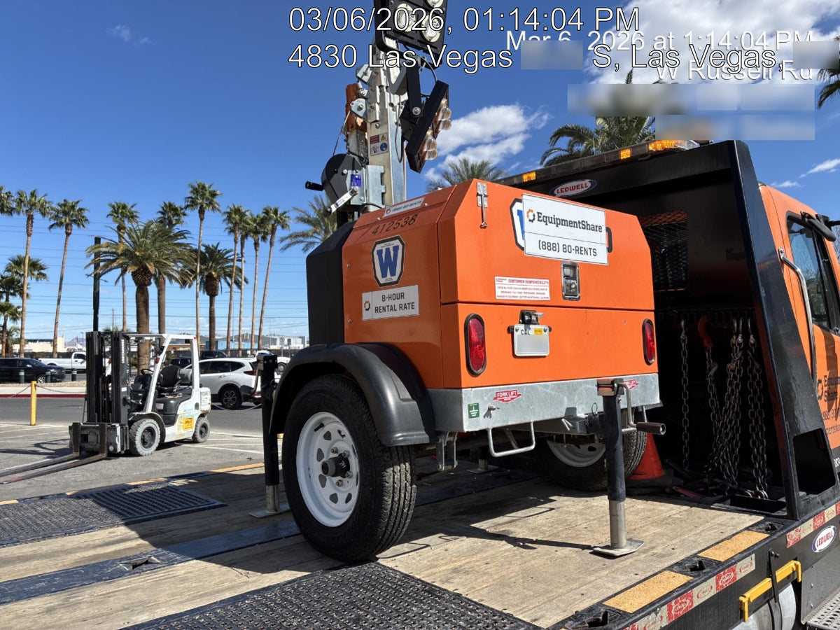 2024 Wanco WLTT-4MM4K Diesel, Deep Sea Controller, Shore Power Plug, Auto Start, (4) 350W LED Floodlights, 4kW Generator, 60 Gal Fuel Tank, 2" Ball, T3
