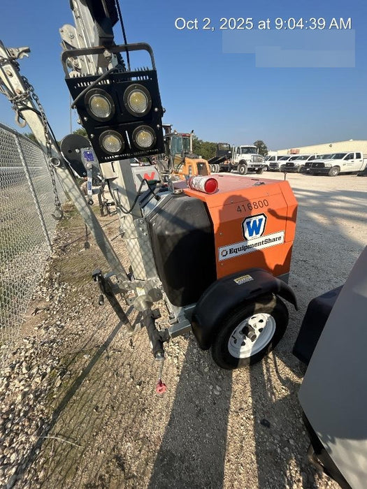 2024 Wanco WLTT-4MM4K Diesel, Deep Sea Controller, Shore Power Plug, Auto Start, (4) 350W LED Floodlights, 4kW Generator, 60 Gal Fuel Tank, 2" Ball, T3