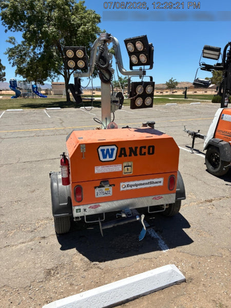 2024 Wanco WLTT-4MM4K Diesel, Deep Sea Controller, Shore Power Plug, Auto Start, (4) 350W LED Floodlights, 4kW Generator, 60 Gal Fuel Tank, 2" Ball, T3