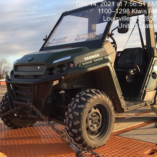 2021 Yanmar YU1000 Canopy, Steel Wheel, Poly WindShield, Beacon, Backup Alarm