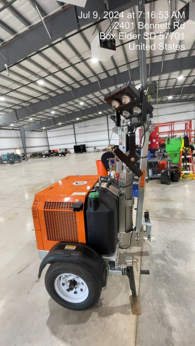 2024 Wanco WLTT-4MM4K Diesel, Deep Sea Controller, Shore Power Plug, Auto Start, (4) 350W LED Floodlights, 4kW Generator, 60 Gal Fuel Tank, 2" Ball, T3