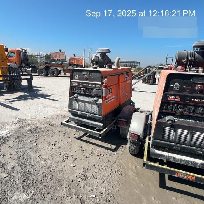 2021 Lincoln Electric Vantage 549X Ready Pak 3, ORANGE (includes trailer, cable rack, fender light kit)