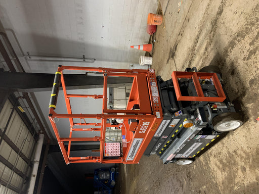 2020 Skyjack SJIII-3219 Solid NM Tires, Half height spring hinged entry gate, Dual Beacons, 800W Inverter