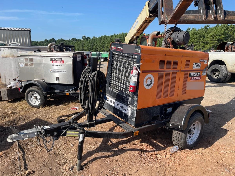 2021 Lincoln Electric Vantage 549X Ready Pak 3, ORANGE (includes trailer, cable rack, fender light kit)