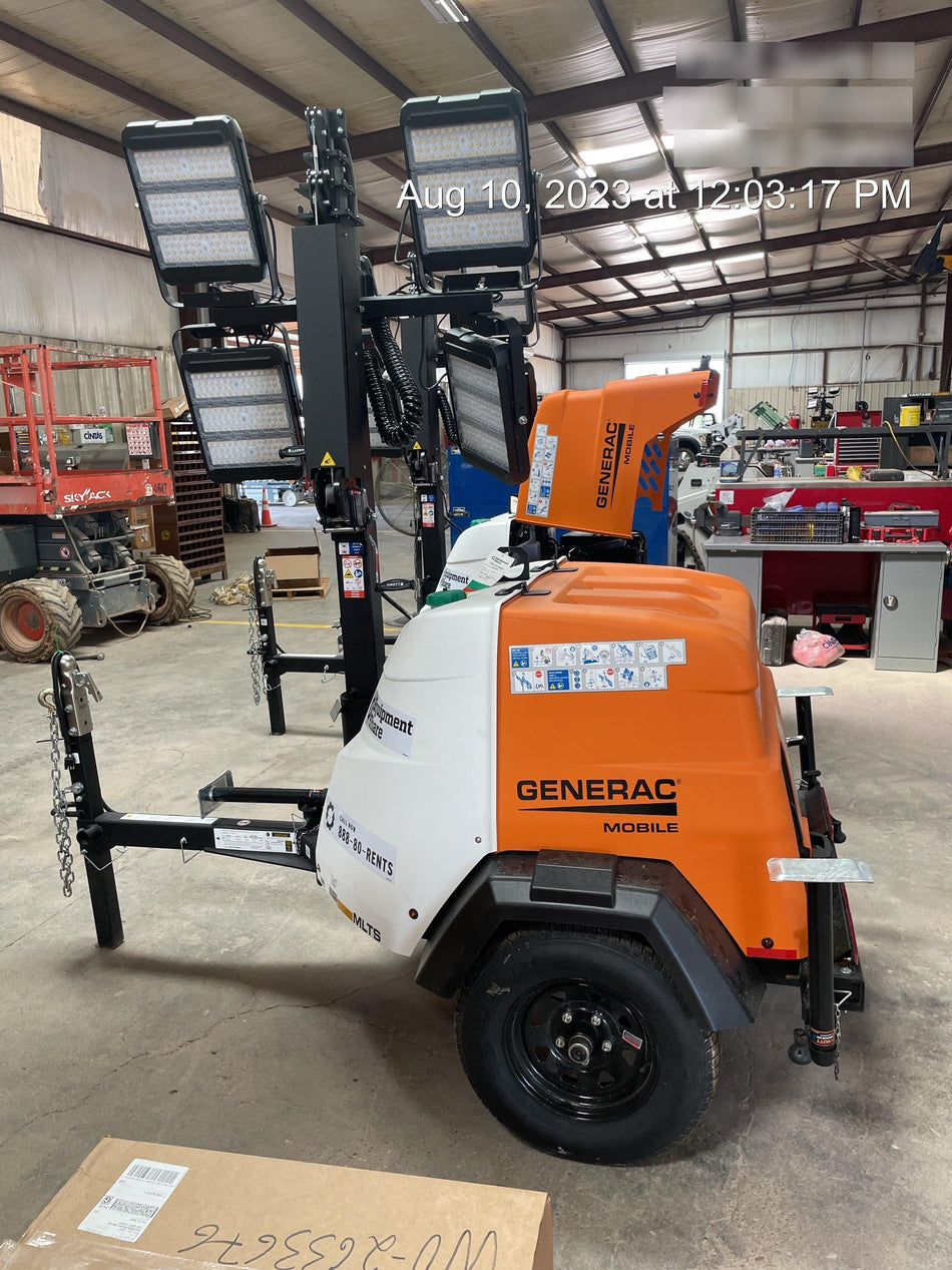 2023 Generac MLT2 Diesel, Flex Switch 120V Input, Powerzone Controller, (4) 320W LED Lights, 4kW Generator, 39.9 Gal Fuel Tank, 2" Ball, T3
