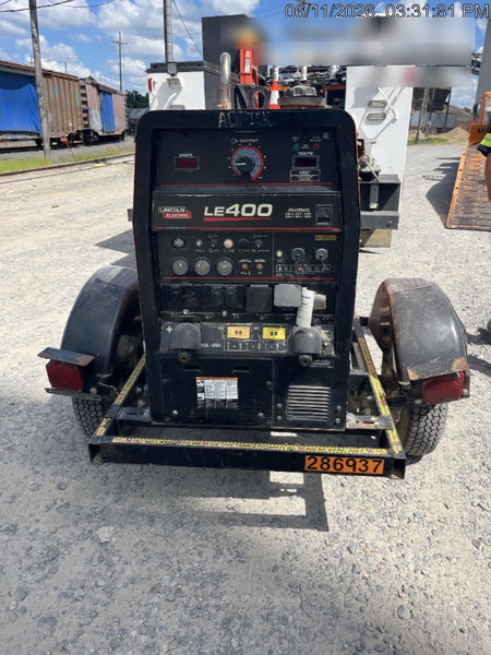2022 Lincoln Electric LE400 Kubota V1505, Trlr, Cable Rack, Light Kit, ES Decals, T3