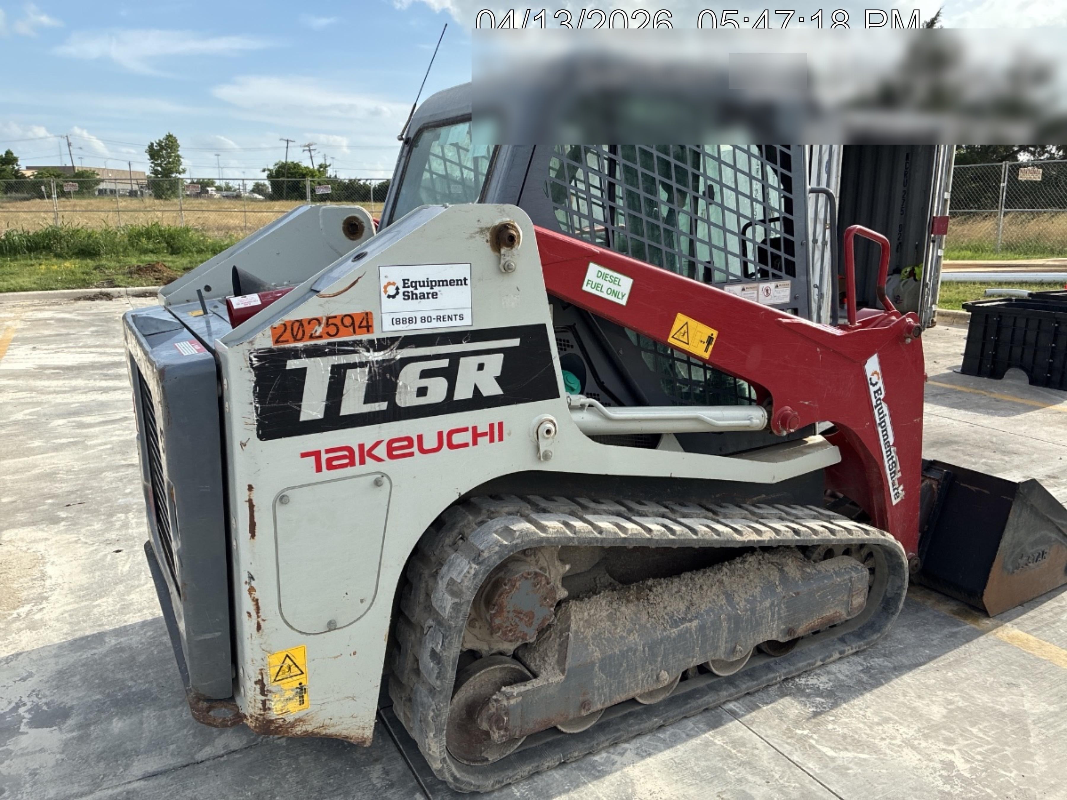 2022 TAKEUCHI TL6CR