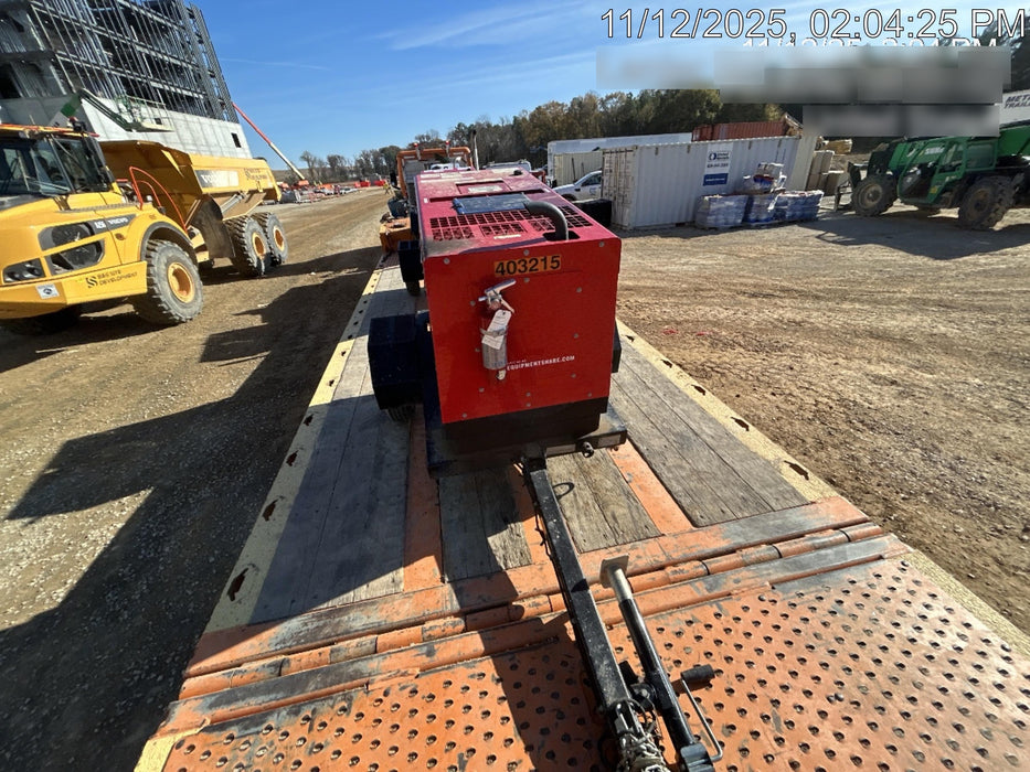 2024 Shindaiwa DGW400MDL Kubota D902 Engine, 23 HP, Dual Op Welder, Wire, Arc, Droop Stick, Tig, and CC Stick Functionality, Simulphase, 3 Phase and 1 Phase Gen Output, Single Axle NB Trlr, Slr Trckl Chrg 12V 12W, Fire Ext