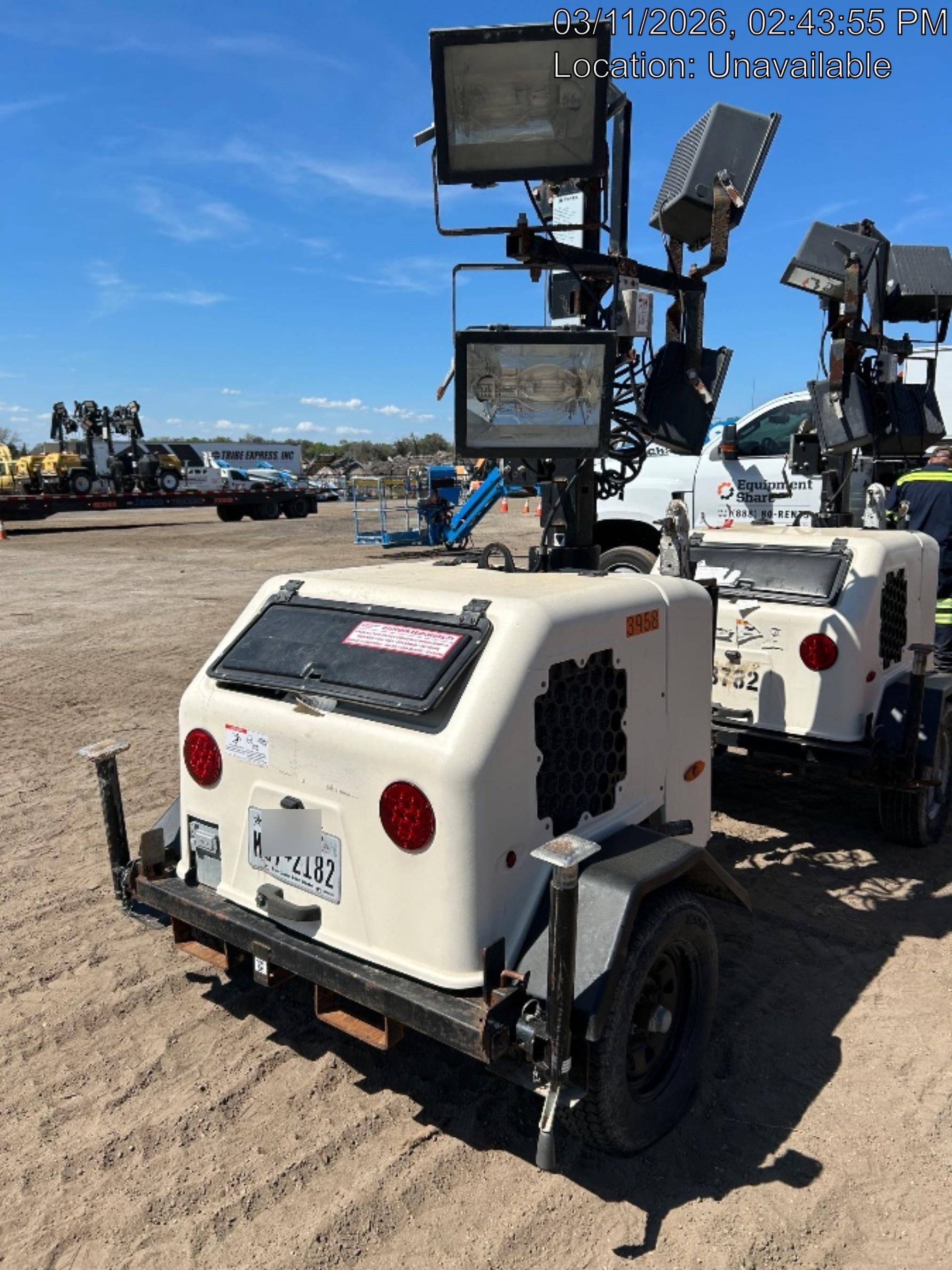 Genie RL4V2 RL4V2- 6KW, 60 HZ GENERATOR W 10.7 HP KOHLER DIESEL
