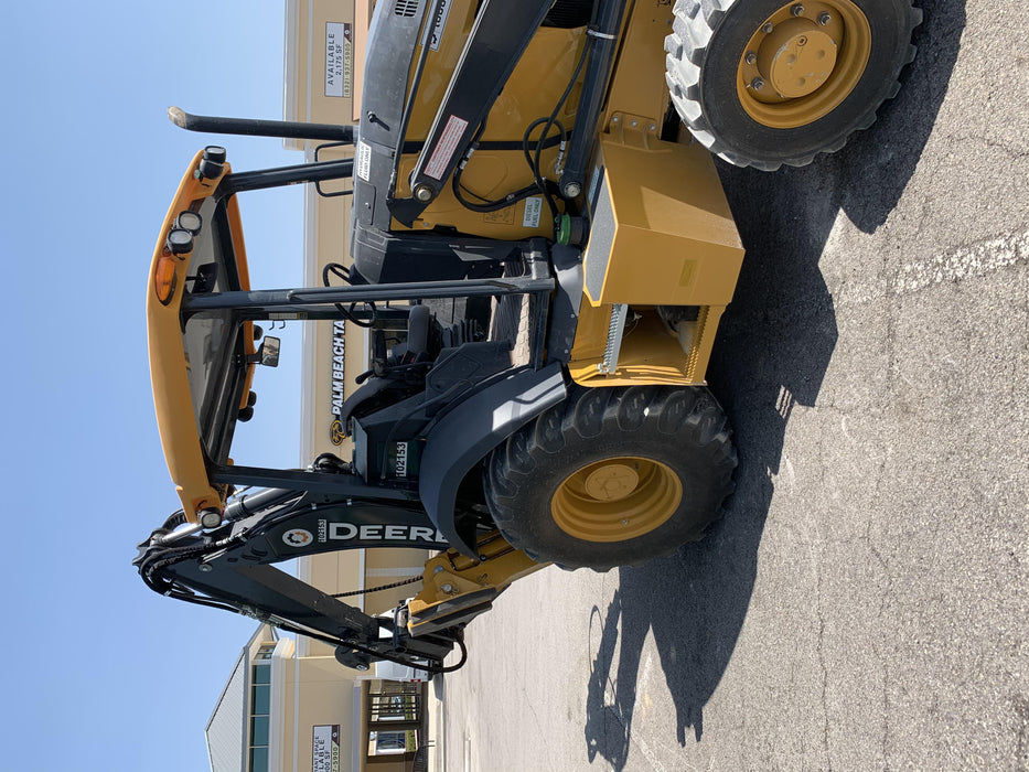 2020 John Deere 310LEP Canopy, 4WD, Standard Stick, Pilot Controls, 2 Way Hydraulics, TAG Manual QC