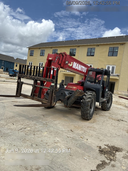 2018 Manitou MTA10055 MTA10055 - 74 HP T4, Canopy, Worklights/Strobe, Beacon, 66" Carriage, 60" Forks, Solid Tires, Lift Hook, Aux Hydraulics