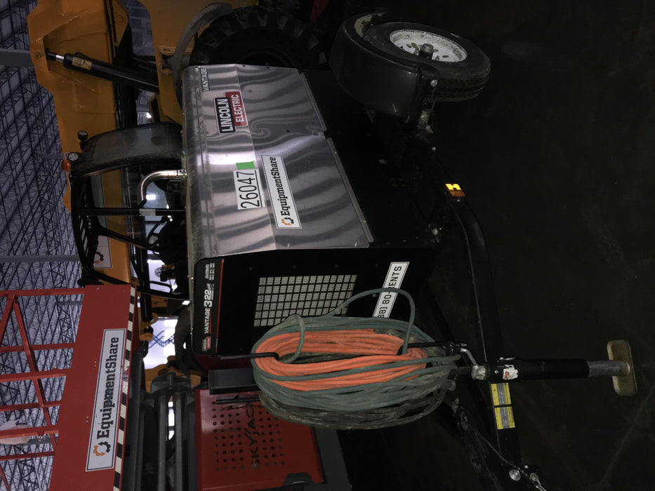 2019 Lincoln Electric Vantage 322 Lincoln Vantage 322 Welder w/Trailer, Light Kit, Cable Rack