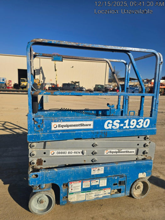 2016 Genie GS-1930 Genie GS1930 Scissor Lift