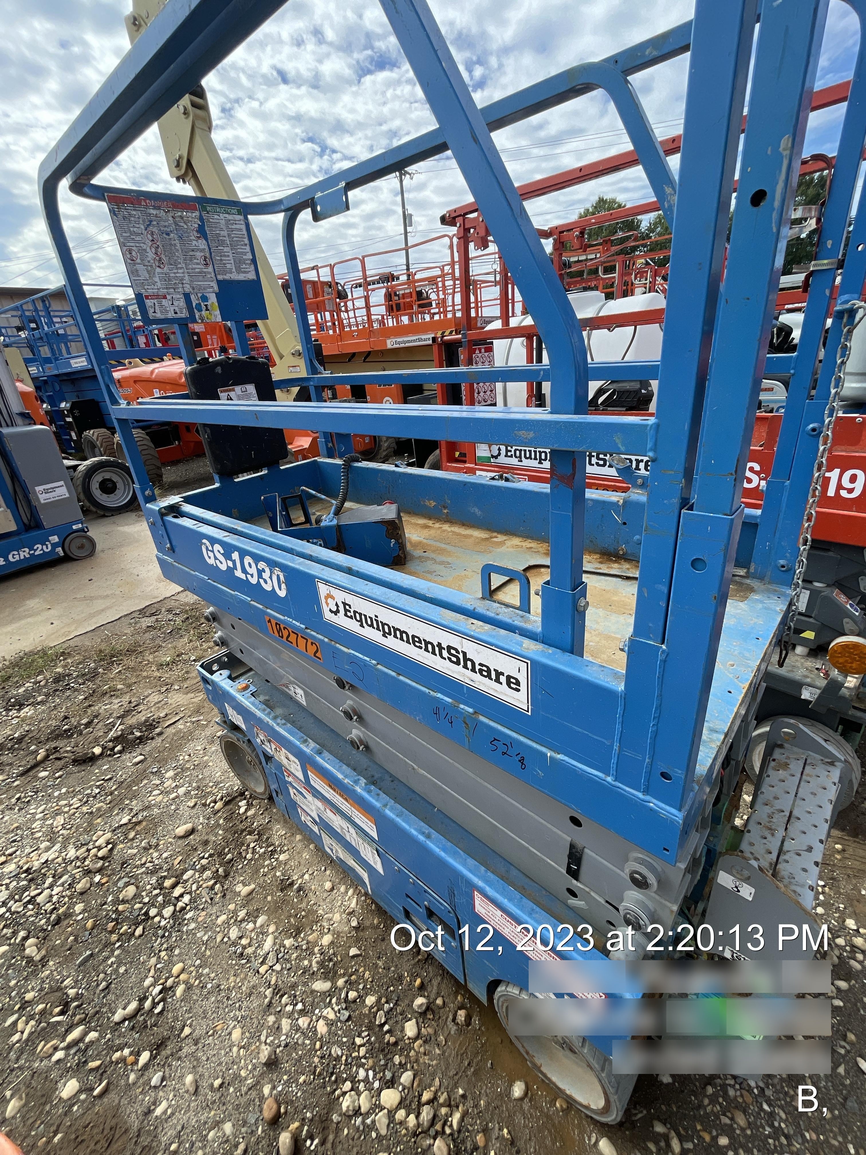 2020 Genie GS-1930 Standard Machine
