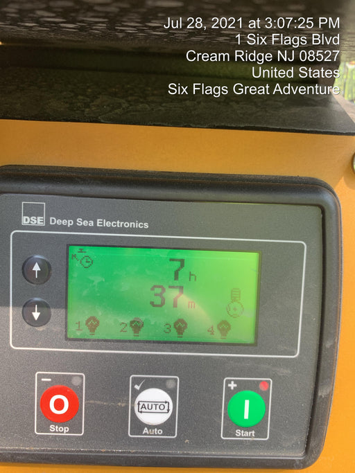 2021 Allmand NLV3GR (4) LED Light Fixture 350W, 23' Vertical Mast, 3kW Prime, Towable, Deep Sea L401, Leveling Jacks, Yanmar T4F 5.8hp