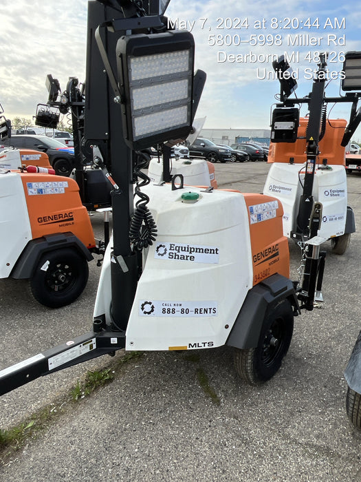 2023 Generac MLT2 Diesel, Flex Switch 120V Input, Powerzone Controller, (4) 320W LED Lights, 4kW Generator, 39.9 Gal Fuel Tank, 2" Ball, T3