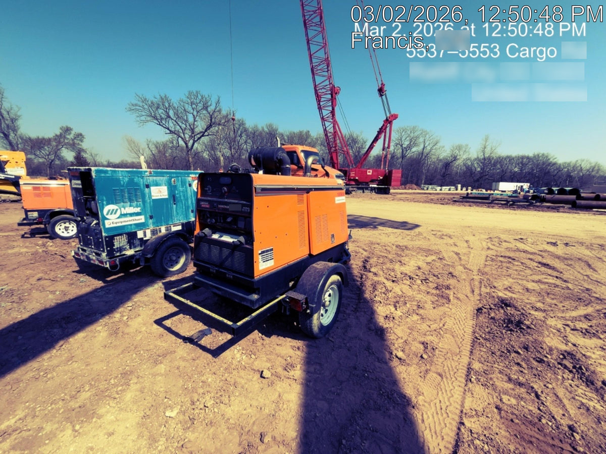 2021 Lincoln Electric Vantage 549X Ready Pak 3, ORANGE (includes trailer, cable rack, fender light kit)