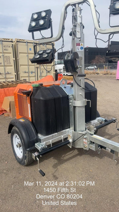 2023 Wanco WLTT-4MM4K Diesel, Deep Sea Controller, Shore Power Plug, Auto Start, (4) 350W LED Floodlights, 4kW Generator, 60 Gal Fuel Tank, 2" Ball, T3