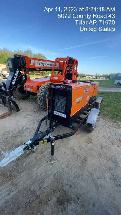 2022 Lincoln Electric LE400 Kubota V1505, Trlr, Cable Rack, Light Kit, ES Decals, T3