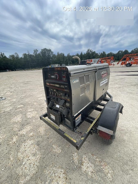 2019 Lincoln Electric Vantage 322 Ready-Pak 3, Two Wheel Trailer, Fender and Light Kit, Cable Rack