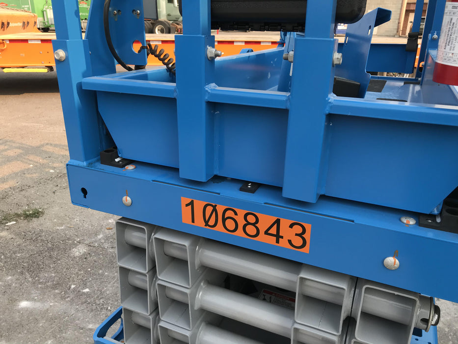 2020 Genie GS-1930 Solid Non Marking Tires, Beacon, Folding rails with half height swing gate, 800W Inverter